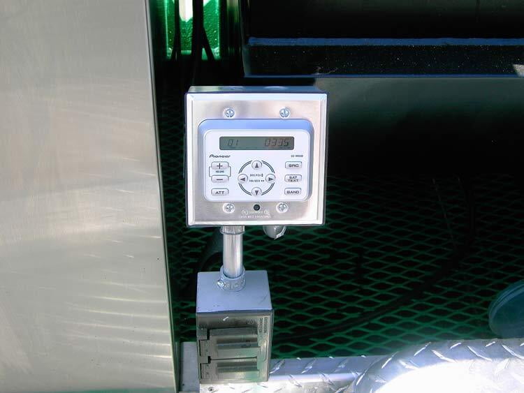 Pioneer Marine Controller on BBQ Trailer