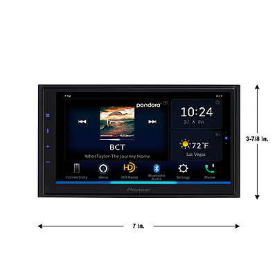 DMHWC5700NEX MODULAR 6.8" Screen, Wireless Apple Car Play, Android Auto