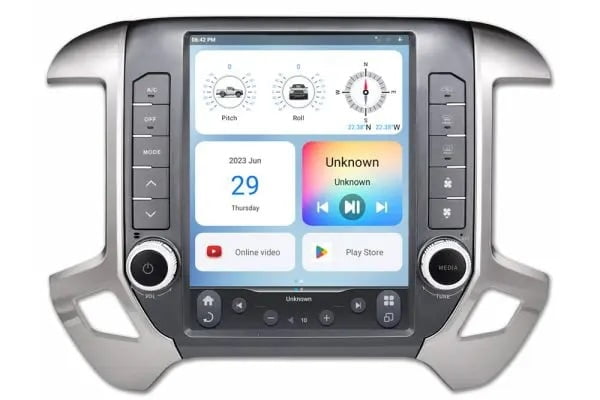 LINKSWELL TSGMPU121RR6H 2014-2018 Chevy Silverado/GMC Sierra Generation 6 T-Style Radio